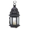 Beautiful Clear Glass Moroccan Lantern for Home Decor