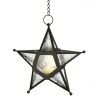 Modern Clear Glass Star Lantern - Stylish Home Decor Accent