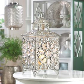 Exquisite Crown Jewels Candle Lantern for Elegant Home Decor