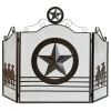 Lone Star Fireplace Screen